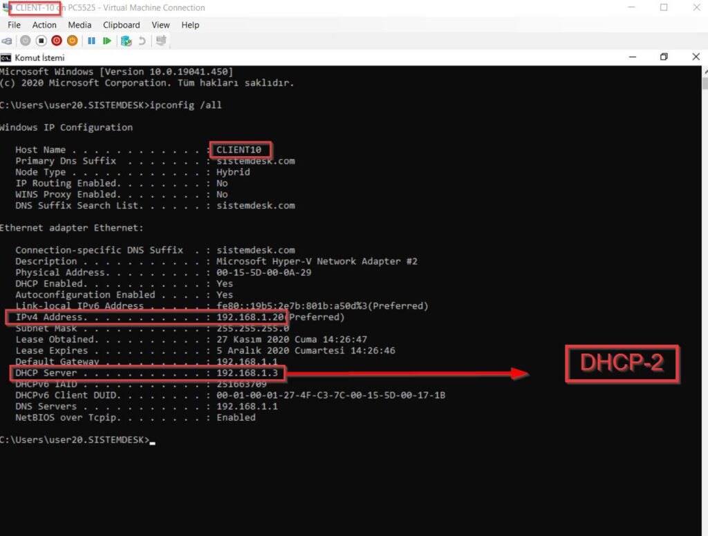 DHCP 80 20 rule - 65