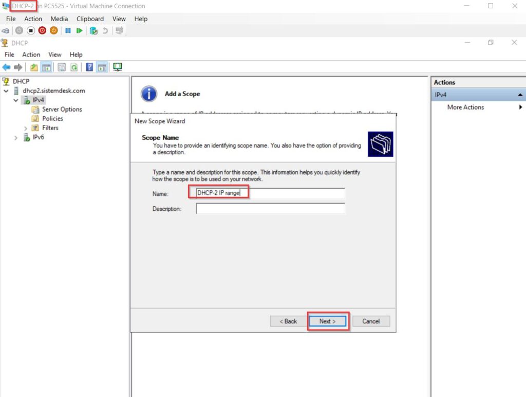 DHCP 80 20 split scope 14