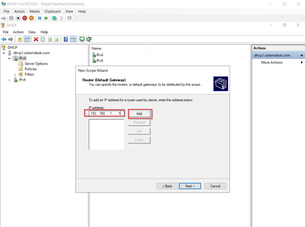 DHCP 80 20 split scope 7