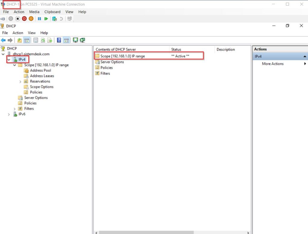 DHCP failover cluster hot standby 13