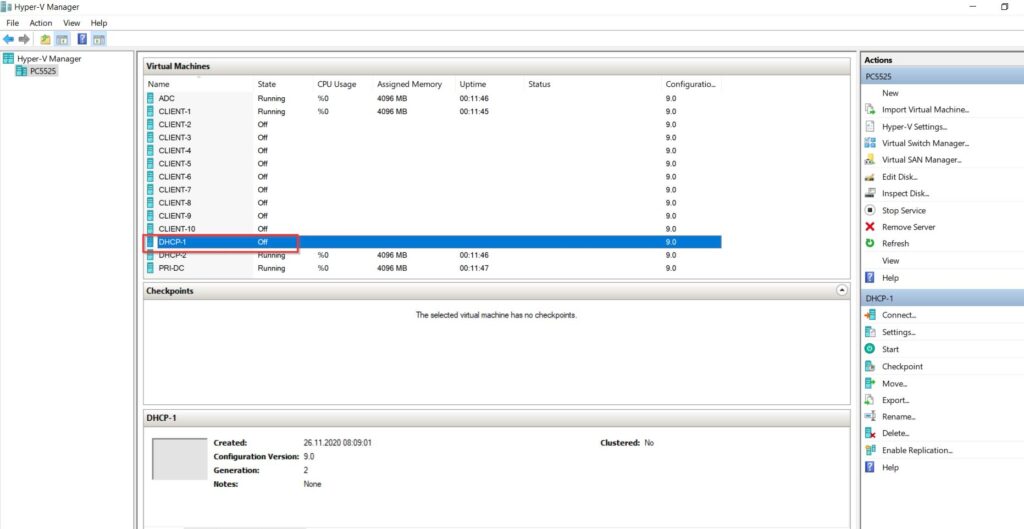 DHCP failover cluster hot standby 28