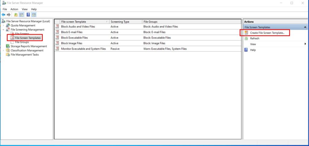 File Server Dosya Filtreleme - 17