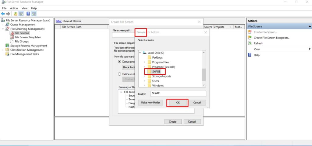 File Server Dosya Filtreleme - 21