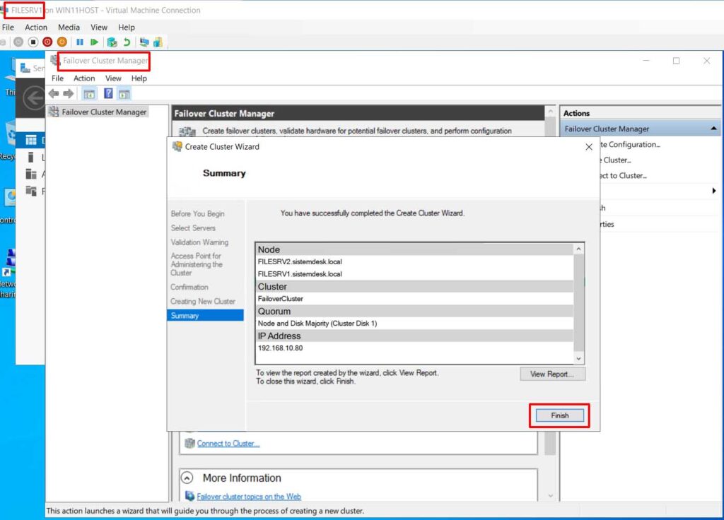 File Server Failover Cluster - 76