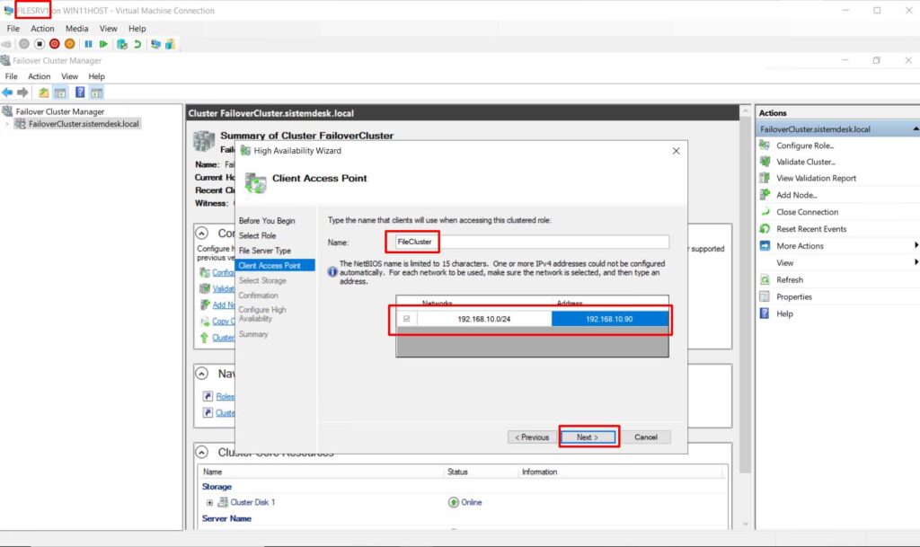 File Server Failover Cluster - 82