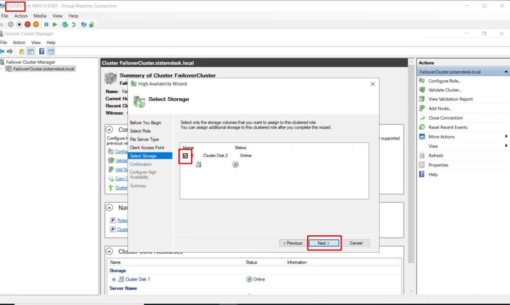 File Server Failover Cluster - 83