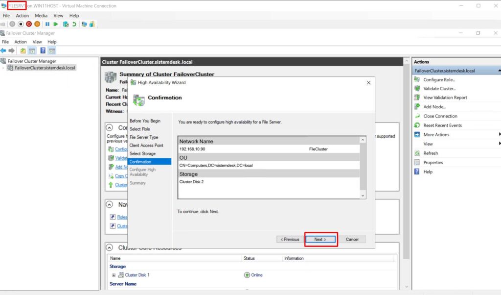 File Server Failover Cluster - 84